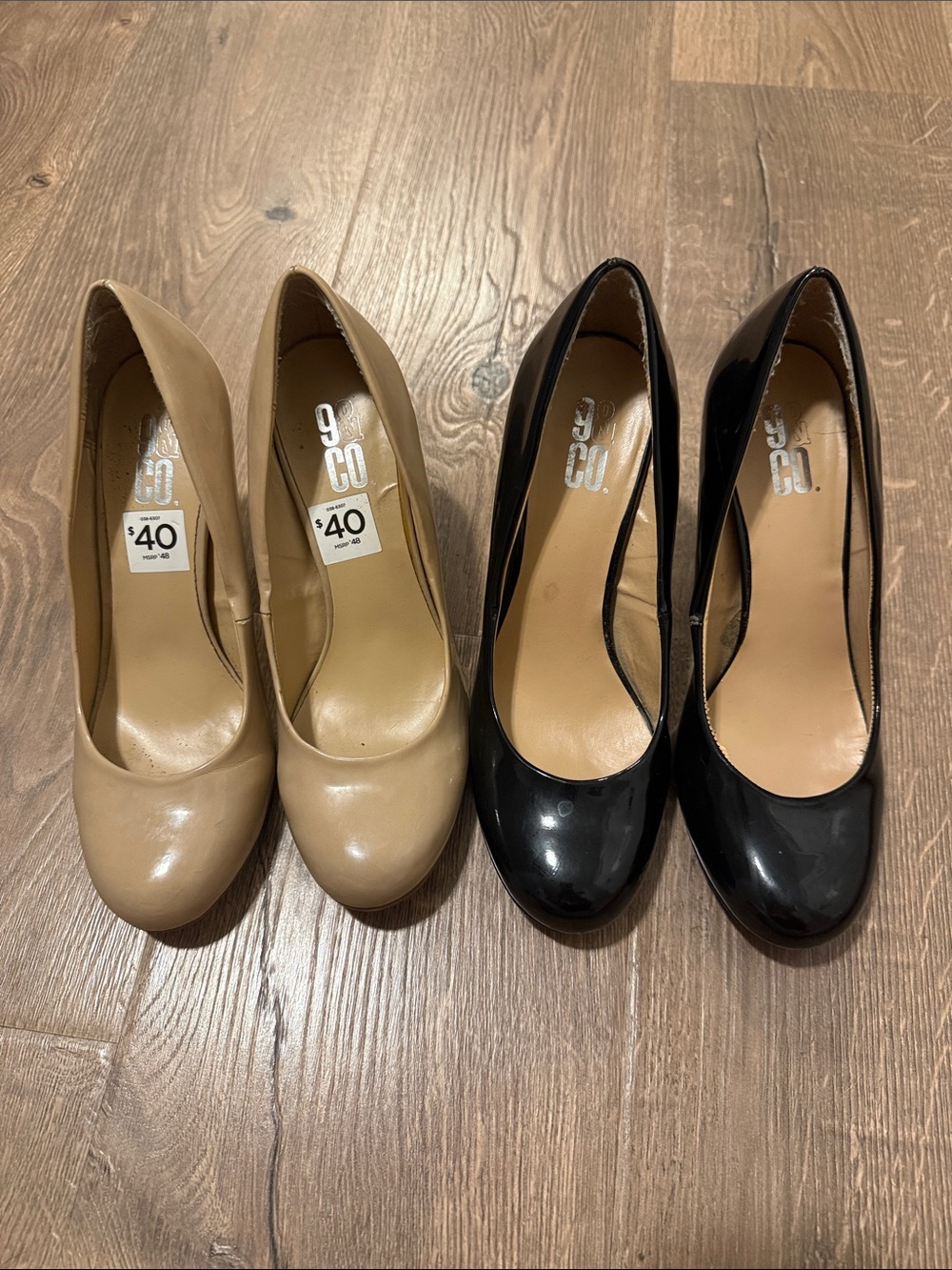 9 CO Classic Women's Pumps in Nude and Black